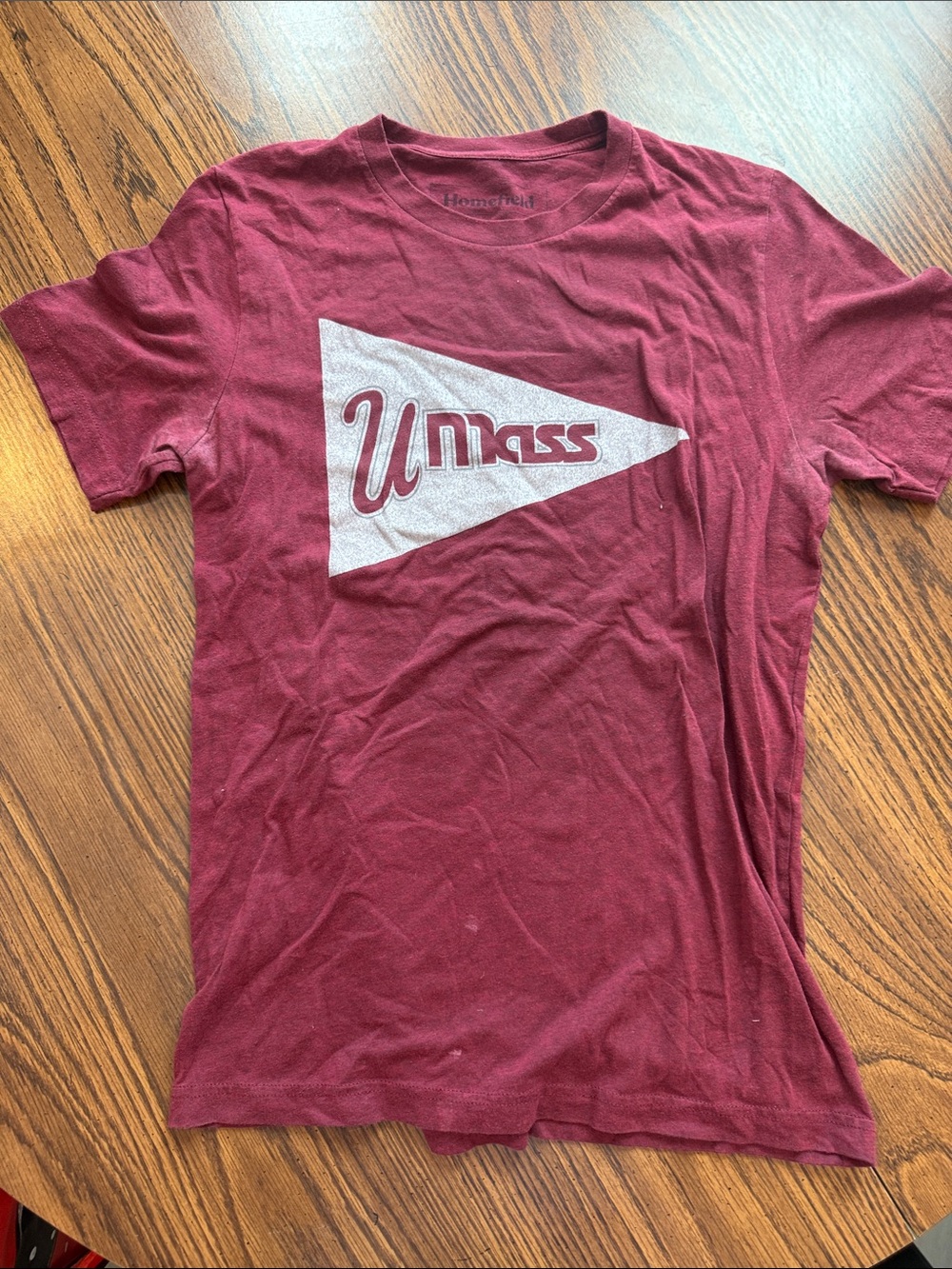 Homefield Apparel UMass Maroon Graphic Crewneck T-Shirt